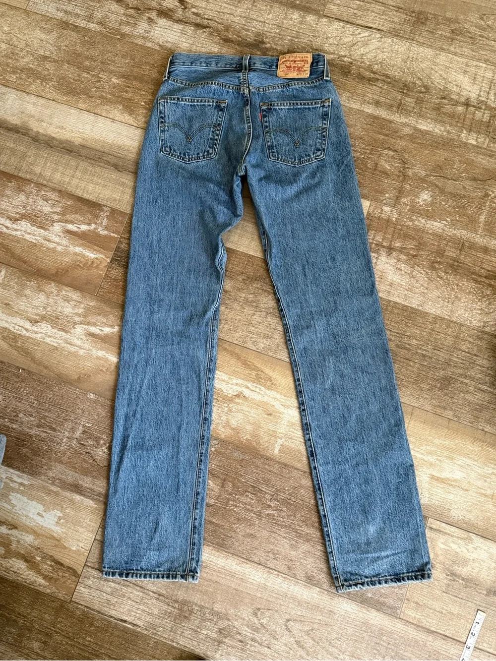 Vintage 2007 Levi's 501 Straight Leg Jeans Medium Stonewash 29 X 36 / Mexico